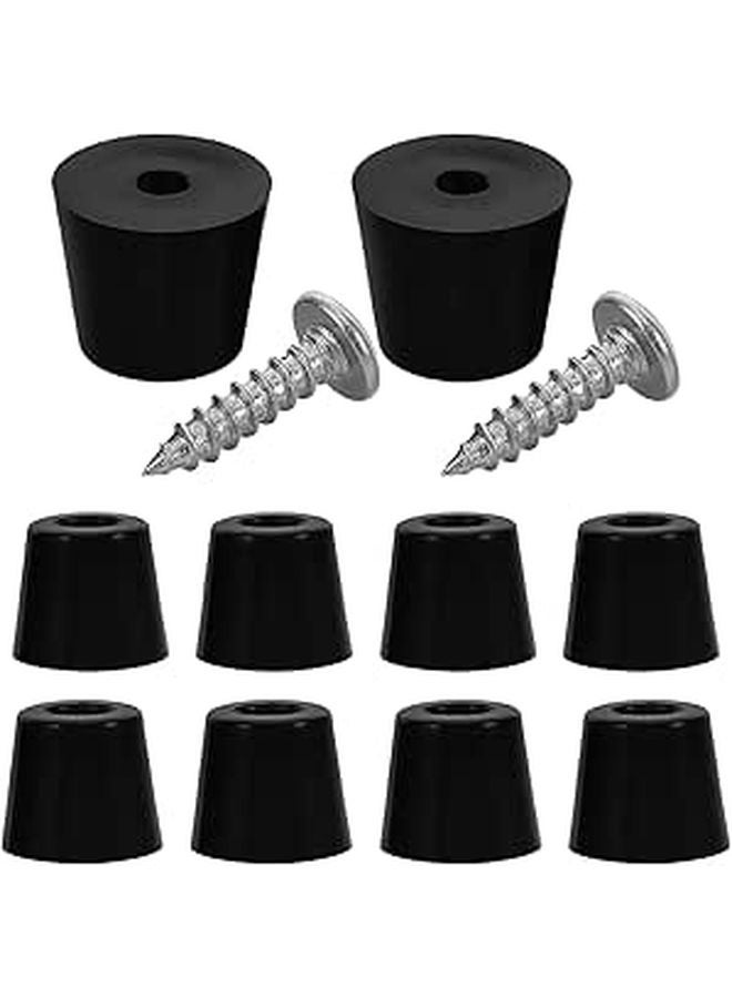 Thickened Rubber Furniture Leg Caps 10PCS Non Slip Floor Protectors For Chairs Tables - Image 1