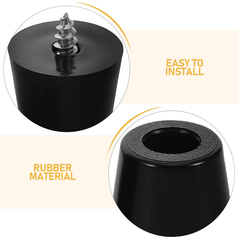 Thickened Rubber Furniture Leg Caps 10PCS Non Slip Floor Protectors For Chairs Tables - Image 4