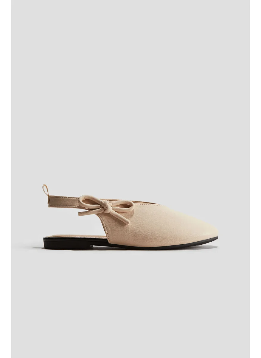 اتش اند ام Bow-Detail Slingbacks