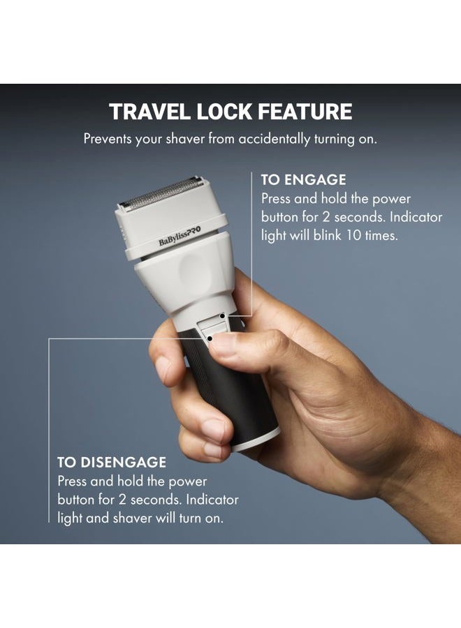 BaBylissPRO COREFX Professional Performance Double Foil Shaver - Image 5