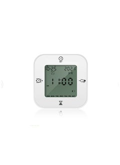 Multi-function voice-activated induction temperature and humidity meter, clock, week alarm clock, temperature and humidity, kitchen timer, indoor special clock, alarm clock