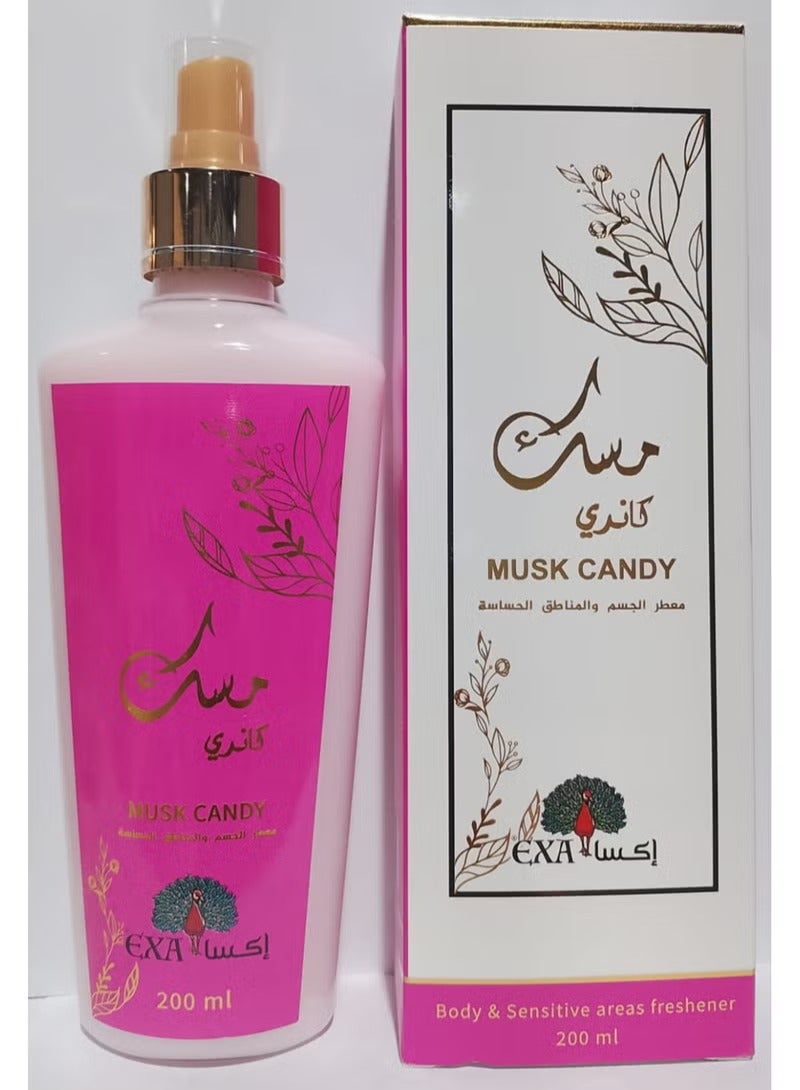 إكسا معطر للجسم والمناطق الحساسة برائحة المسك 200 مل - Image 1