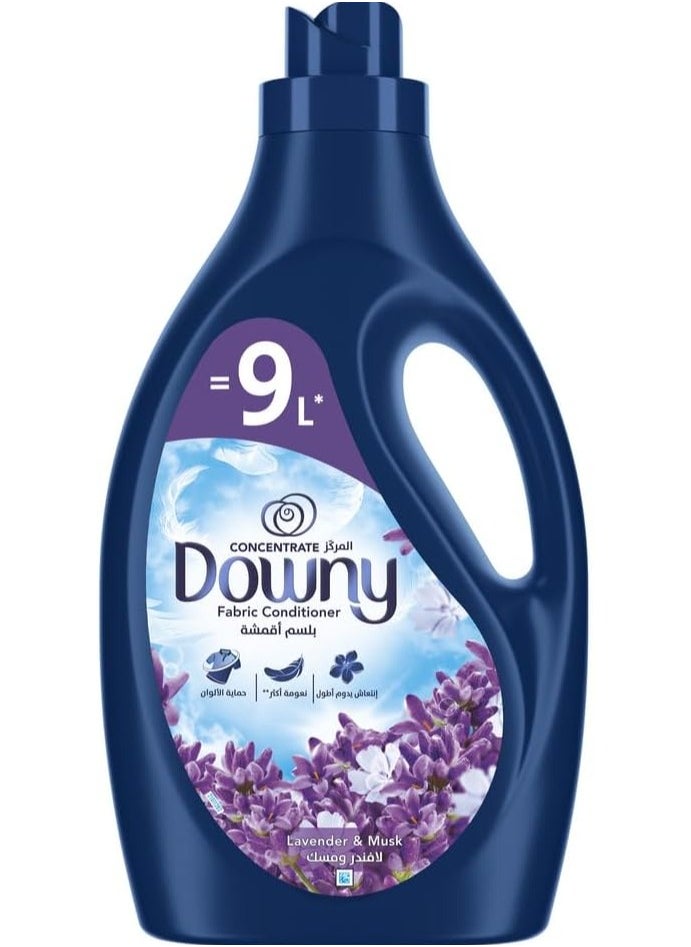 Downy Downy Fabric Conditioner, Concentrate, Lavender & Musk Variant, Color Protection, More Softness, Longer Lasting Freshness, 3L 