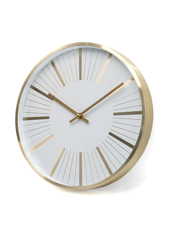 DANUBE HOME Cambridge Elegance Wall Clock Classic And Timeless Design Perfect For Home Or Office Adds Sophistication And Style To Any Room
30X30X4.5Cm Rose Gold