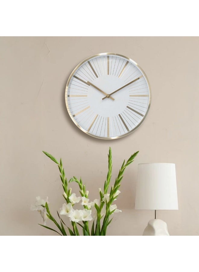 DANUBE HOME Cambridge Elegance Wall Clock Classic And Timeless Design Perfect For Home Or Office Adds Sophistication And Style To Any Room
30X30X4.5Cm Rose Gold - Image 3