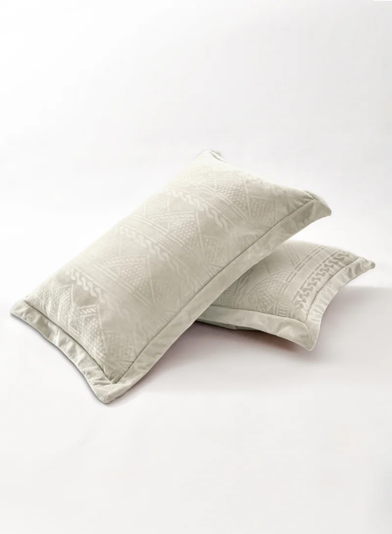 سيد المنسوجات المنزلية طقم لحاف مخملي، 5 قطع حجم مفرد، يناسب سرير مفرد 120 × 200 سم،مع الحشوة القابلة للنزع،  ناعم، دافئ