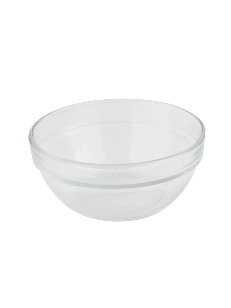 Uniglass Stackable Dessert Glass Bowls Set Transparent 240ml Set of 6 - Image 2