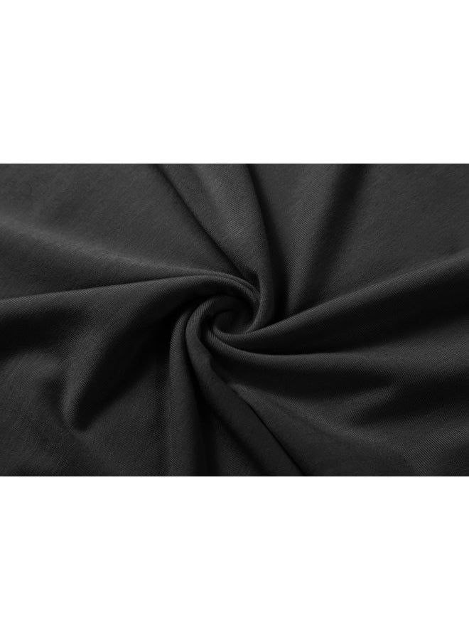 Herou Black Turtle Neck Top Stretch Pullover for Women X-Large - Image 3