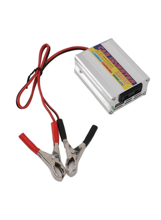 NIBEMINENT 220W Power Inverter DC 12V to AC ‑240V Solar Inverter Car Converter with Working Indicator Light Multi Protection  - Image 2