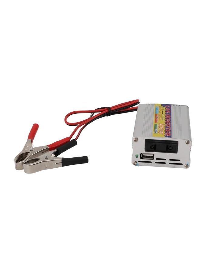 NIBEMINENT 220W Power Inverter DC 12V to AC ‑240V Solar Inverter Car Converter with Working Indicator Light Multi Protection  - Image 5