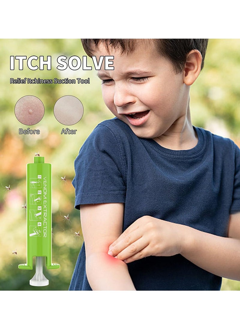 Muyixin - Bug Bite Suction Tool, Vacuum Venom Extractor, Bug Bite Itch Relief, Poison Remover, Mosquito Bite Sucker, Bee Sting Relief First Aid - Image 1