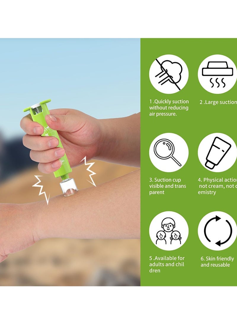 Muyixin - Bug Bite Suction Tool, Vacuum Venom Extractor, Bug Bite Itch Relief, Poison Remover, Mosquito Bite Sucker, Bee Sting Relief First Aid - Image 1