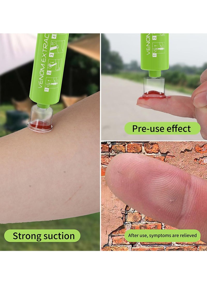 Muyixin - Bug Bite Suction Tool, Vacuum Venom Extractor, Bug Bite Itch Relief, Poison Remover, Mosquito Bite Sucker, Bee Sting Relief First Aid - Image 1