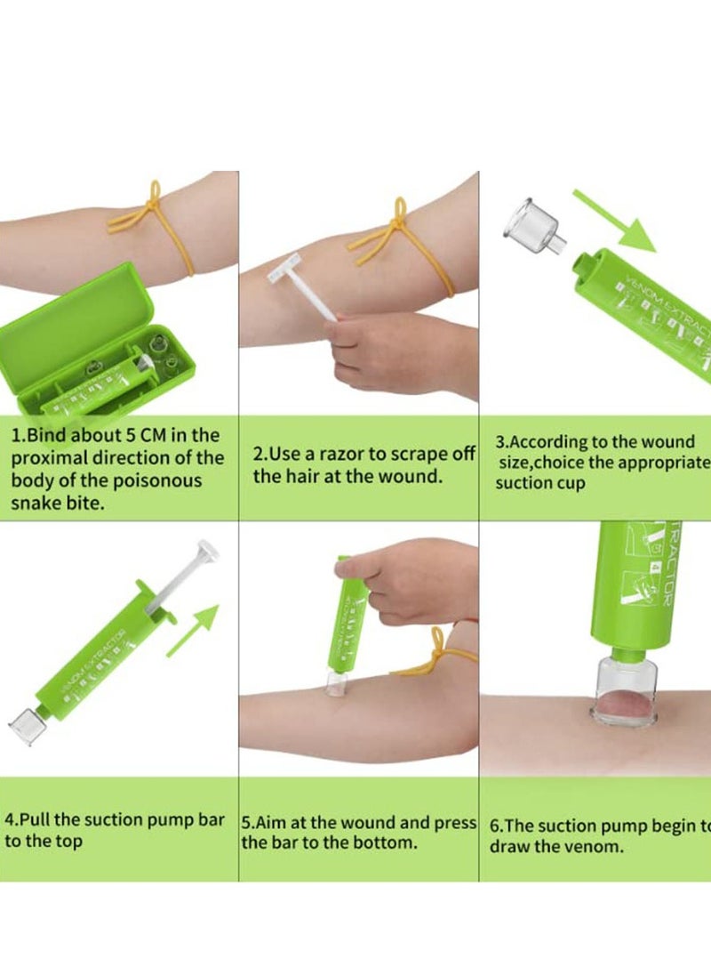 Muyixin - Bug Bite Suction Tool, Vacuum Venom Extractor, Bug Bite Itch Relief, Poison Remover, Mosquito Bite Sucker, Bee Sting Relief First Aid - Image 1