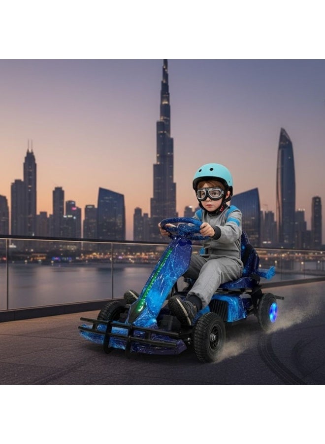 سيارة جو كارت كهربائية للأطفال 36 فولت لون أزرق - Image 5