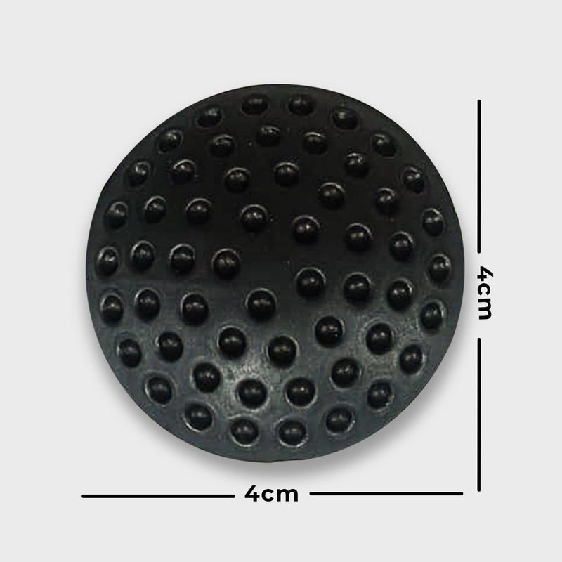 ALP EPDM Rubber Wall Protector Knob Cover – Self Adhesive Door Handle Bumper Guard – Protects Walls from Door Handles, Stops, Headboards, Refrigerator Doors (Grey, Pack of 4) - Image 5