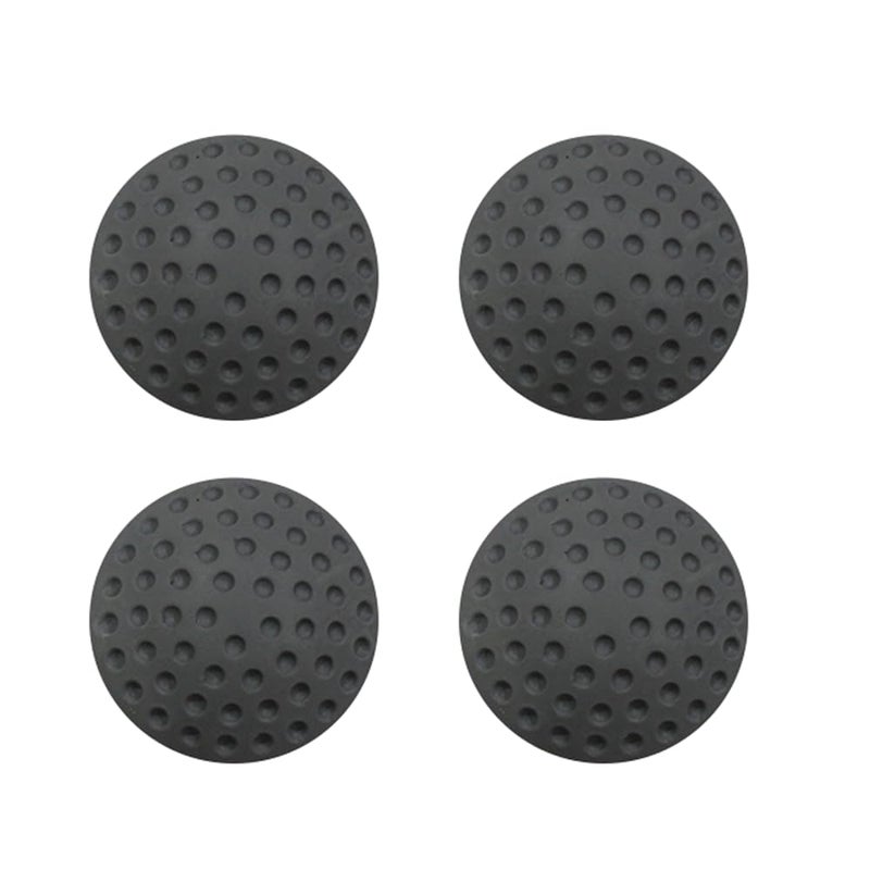 ALP EPDM Rubber Wall Protector Knob Cover – Self Adhesive Door Handle Bumper Guard – Protects Walls from Door Handles, Stops, Headboards, Refrigerator Doors (Grey, Pack of 4) - Image 1