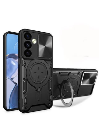 Armor Case for Samsung Galaxy S25 Plus with Slide Camera Cover, Grade Shockproof Case with Rotatable Big Ring Kickstand - pzsku/Z98ABCE804590623C79D1Z/45/_/1731119438/273d5793-d1a8-43ac-bab6-a0bcac0deb95