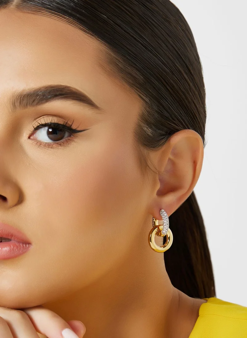 SWAROVSKI Dextera Hoop Earring