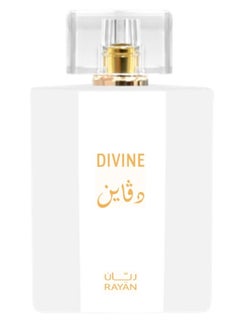 Rayan RAYAN DIVINE Perfume for Women - Long Lasting Arabian Eau De Parfum, 100mL (3.34 Fl oz), White Floral Garden, Jasmine, Orange Blossom, William Pears & Amberwood - Ideal Gift for Her for Ramadan & Eid  - Image 1