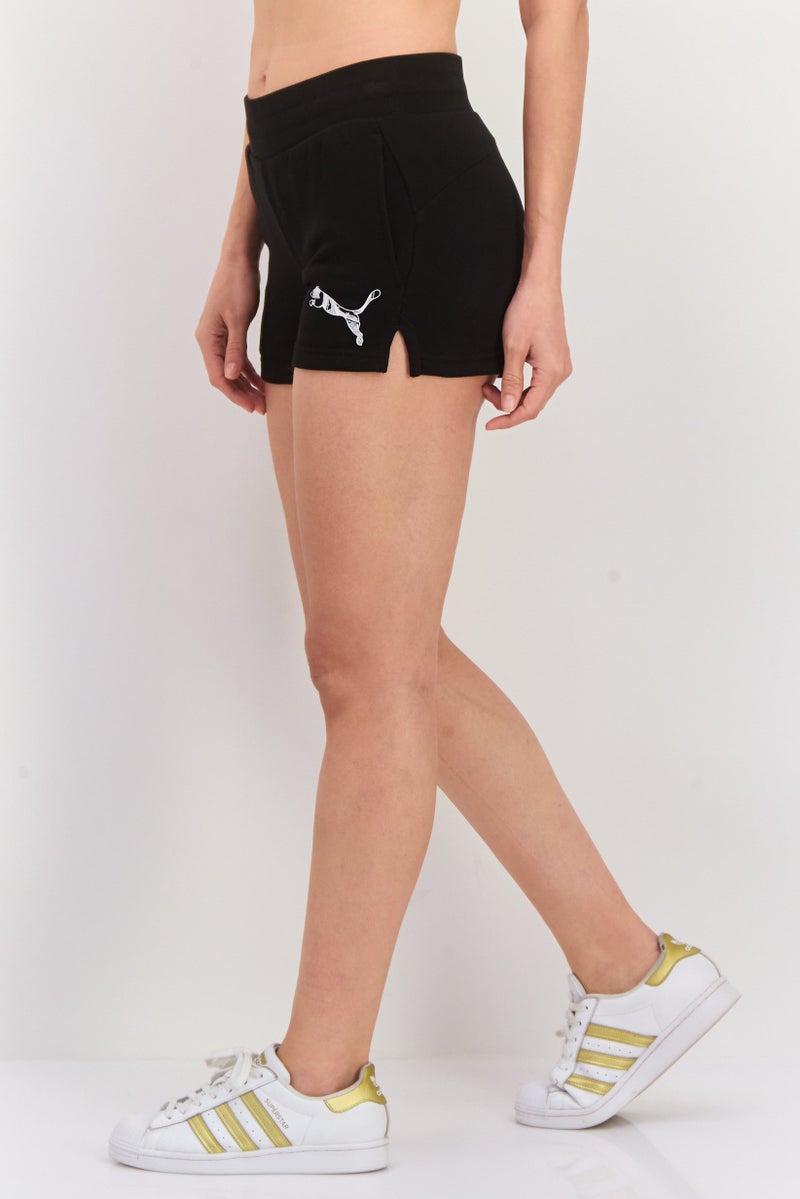 PUMA Women Sportwear Fit Training Shorts, Black  - Image 2