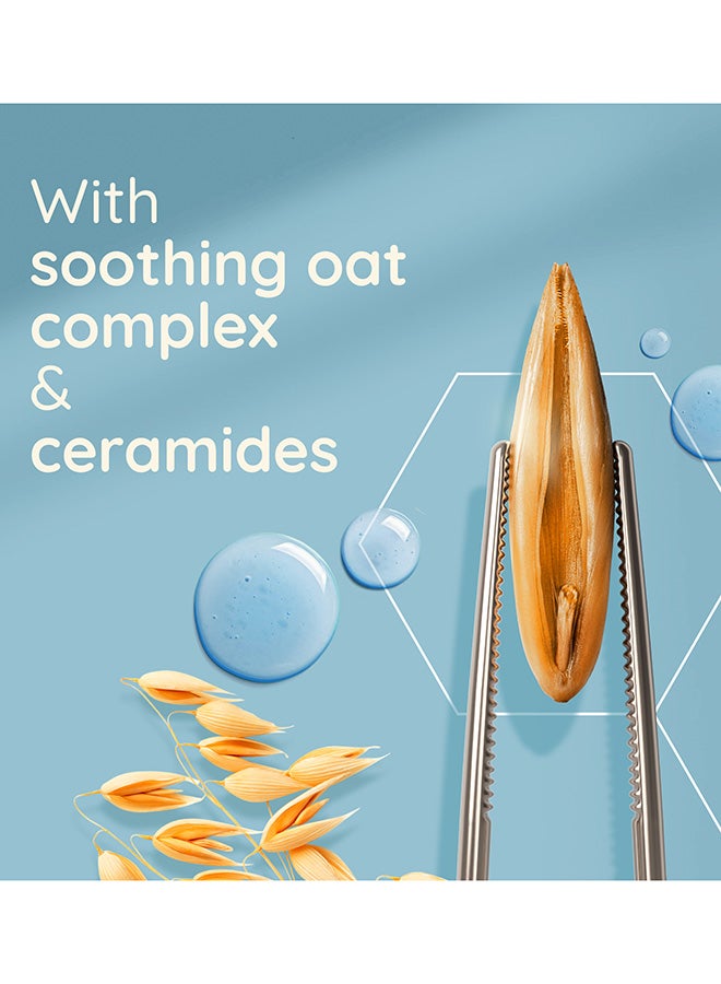 Aveeno Dermexa Daily Emollient Body Wash, With Soothing Oat Complex and Ceramides, Suitable For Sensitive Skin, Soothes & Protects Very Dry Itchy Skin, Unscented, Soap Free, 300ml - Image 3
