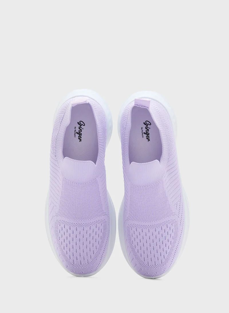 Ginger Fly Knit Comfort Slip On Shoe