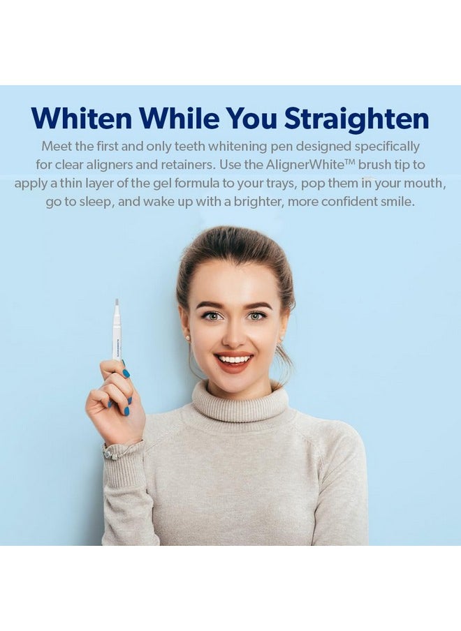 EverSmile EverSmile AlignerWhite Teeth Whitening Pen | for Clear Aligners and Retainers, Aligner Whitener, Gel Whitening Pen in Fresh Mint. Twist, Apply and Smile!  - Image 2