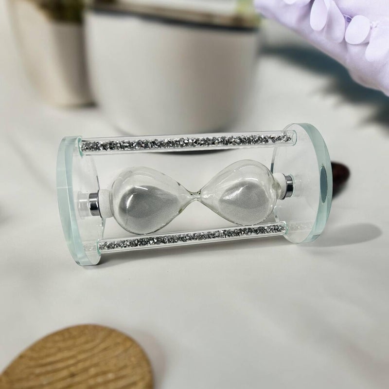 BOTIST Crystal Sand Timers HourglassSand Clock for Lover Friends and Relatives with Gift Box Pack of 1Clear - Image 4