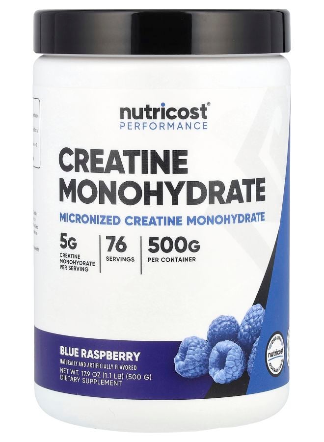 Creatine Monohydrate Blue Raspberry 17.9 oz (500 g)