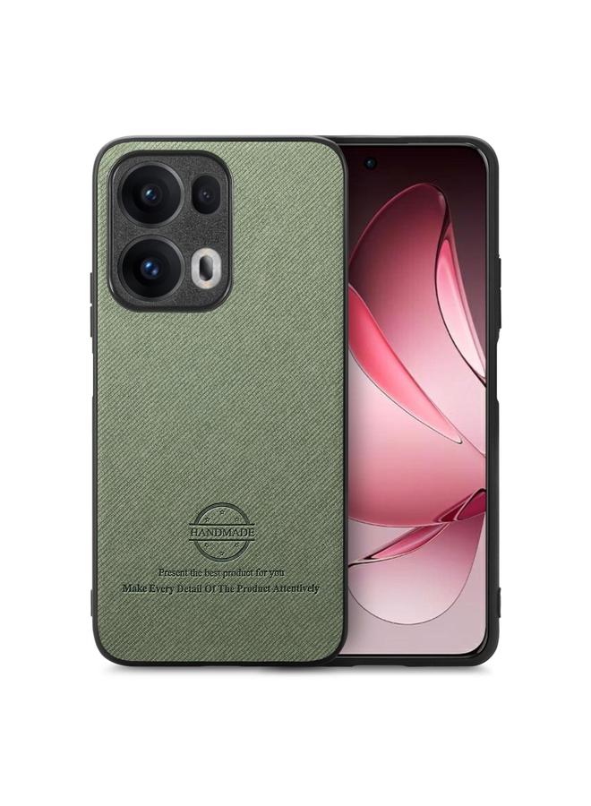 The Bros Case For OPPO Reno13 Pro Global Twill Fabric Leather Skin Back Phone Case