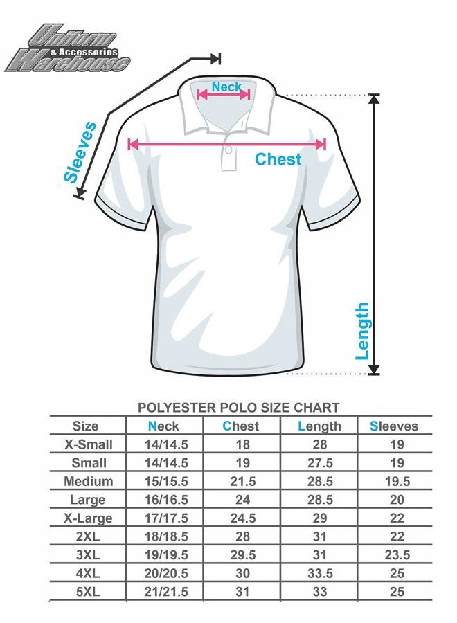 First Class Two Tone Security Bike Patrol Shirt with Reflective Stripes and Zipper Pocket (Royal Blue and Black) (Medium) - Image 3