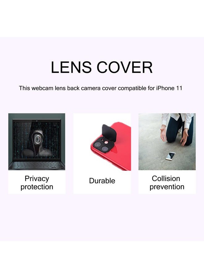 EYSOFT Phone Camera Lens Cover Compatible with iPhone 11,Camera Lens Protector to Protect Privacy and Security,Strong Adhesive - Image 4