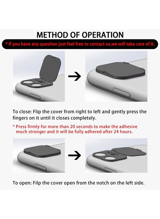 EYSOFT Phone Camera Lens Cover Compatible with iPhone 11,Camera Lens Protector to Protect Privacy and Security,Strong Adhesive - Image 2
