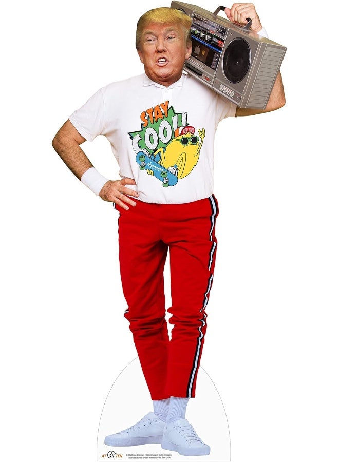 Home Trove Donald Trump Boom Box Cardboard Cutout Standup - Image 1