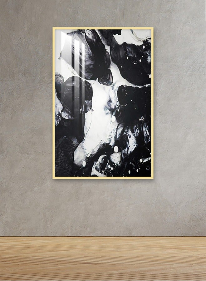 Marktna Decorative Wall Art Painting 120X80Cm With An Abstract Design Black Frame And A Transparent Acrylic Layer 0.5Kg  - Image 1