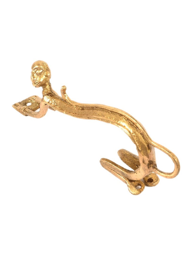 Indian-Shelf IndianShelf 1 Pack Monkey Face Gold Brass Kitchen Cabinet Handles for Door Drawer Dressers Cupboard Upscale  - Image 2