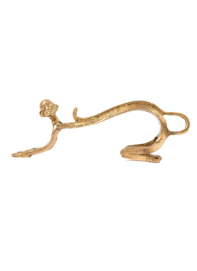 Indian-Shelf IndianShelf 1 Pack Monkey Face Gold Brass Kitchen Cabinet Handles for Door Drawer Dressers Cupboard Upscale  - Image 1