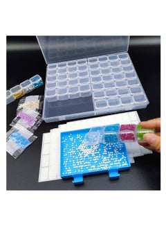 Excefore 56 Grid Diamond Painting Container Box Sewing,Organizer Nail Diamonds and Bead for Sewing, Nail Diamonds, Diamond Painting Accessories  - Image 5