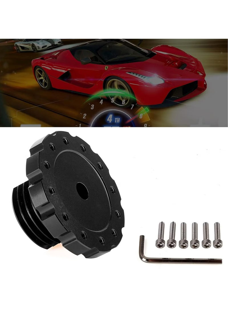 Aluminum Steering Wheel Adapter, Sim Racing Gaming Steering Wheel Adapter for T300, T500, TS-PC, TS-XW - Image 1