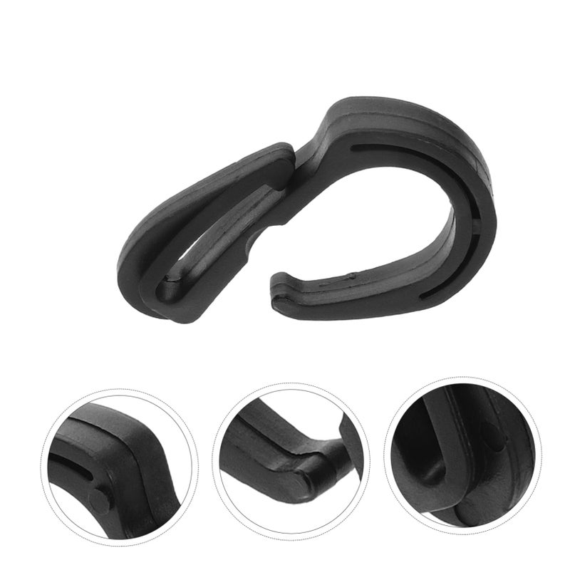 Car Back Seat Storage Hooks 10 Pack Black Easy Installation for Bags and Luggage - Image 5