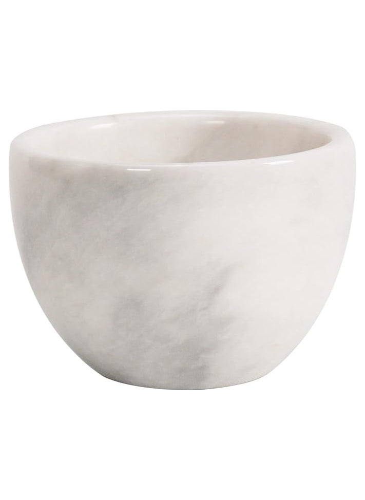 RADICALn Radicaln Multipurpose Bowl 3'' Inches White Handmade Marble Bowl - Barber Supplies, Shaving Cream Bowl Set, Shaving Bowl for Men - Barber Supplies  - Image 1