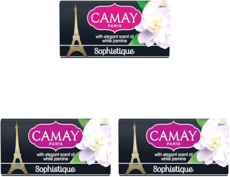 Camay Bar Soap Sophistique 115G (Pack of 3)