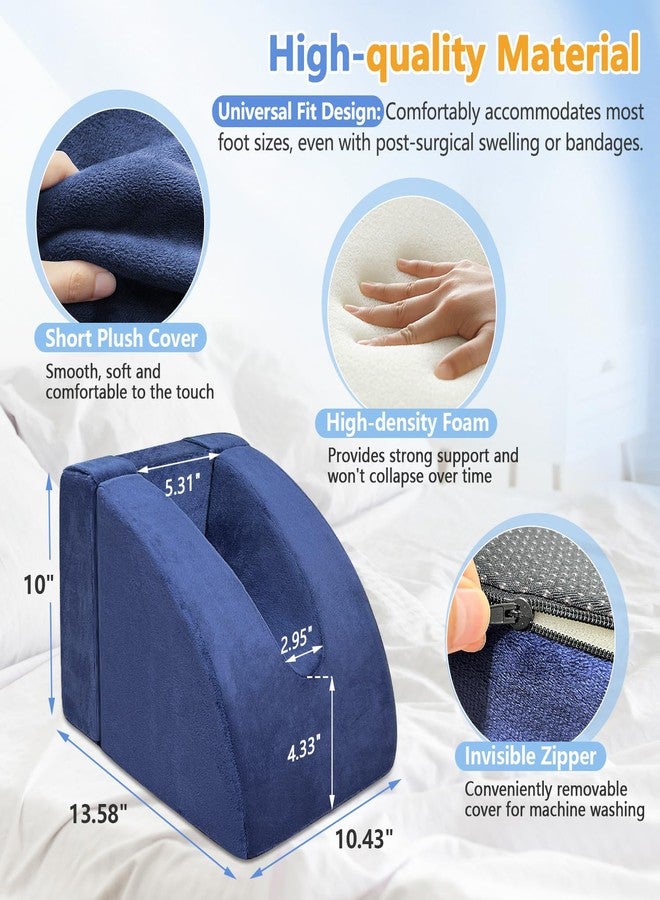 KAAMOS Knee Replacement Pillow Recovery Aids, 2-in-1 Knee Surgery Pillow Recovery Equipment, Post Surgery TKR Elevation Wedge, Extension Pillows Foot Support for Acl, MCL, Hip Surgery - Image 5