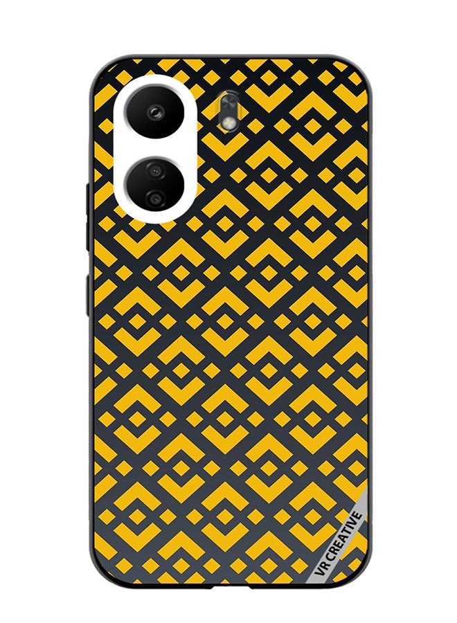 VR CREATIVE Protective Case Cover For Xiaomi Redmi 13C Binance Logo Design Multicolour - Image 1