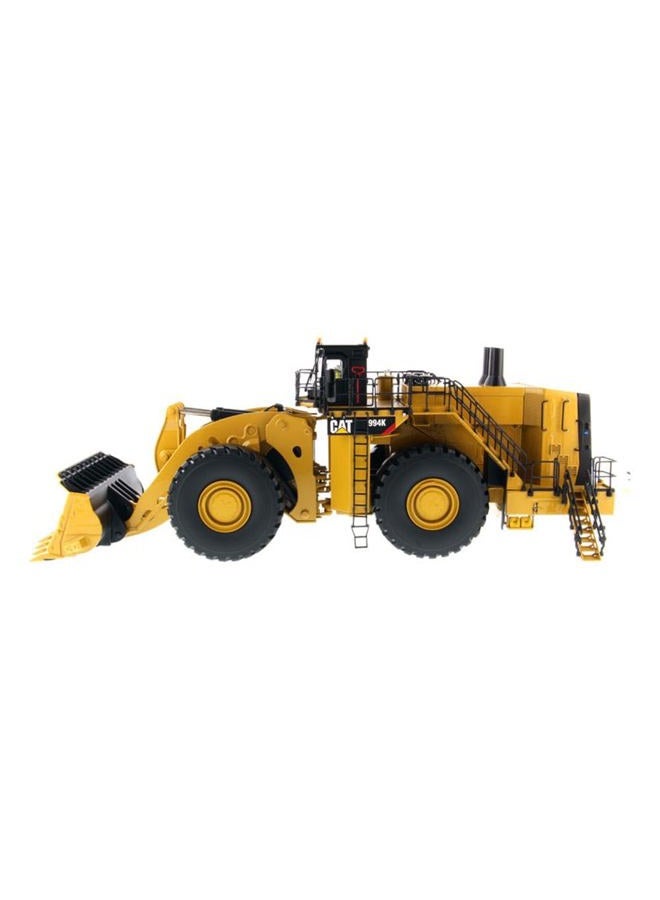 Diecast Masters 1:50 Scale Caterpillar 994K Wheel Loader - Rock Bucket Version in Yellow | Core Classics Series Cat Trucks & Construction Equipment Model 85505C - Image 3