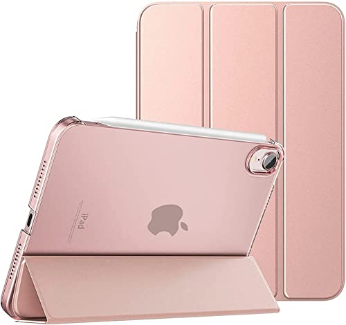 MOCA Smart Flip Case for iPad mini 7 2024 & iPad mini 6 2021 8.3 Inch, Slim Stand Protective Cover with Hard Back Shell, Auto Wake Sleep, Trifold Smart Case - Image 1
