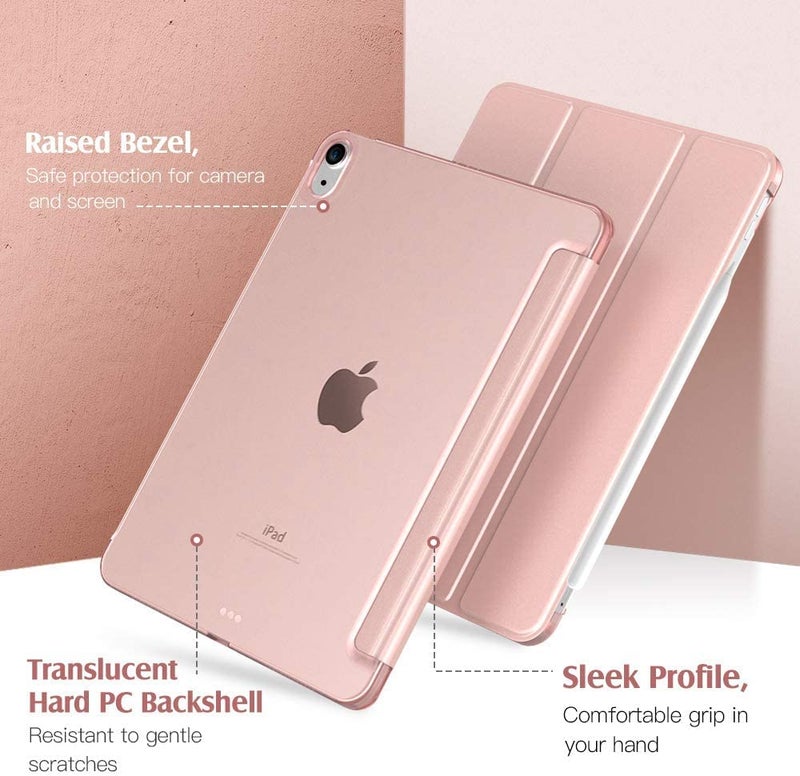 MOCA Smart Flip Case for iPad mini 7 2024 & iPad mini 6 2021 8.3 Inch, Slim Stand Protective Cover with Hard Back Shell, Auto Wake Sleep, Trifold Smart Case - Image 3