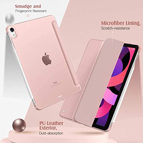 MOCA Smart Flip Case for iPad mini 7 2024 & iPad mini 6 2021 8.3 Inch, Slim Stand Protective Cover with Hard Back Shell, Auto Wake Sleep, Trifold Smart Case - Image 2