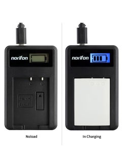 Norifon EN-EL8 LCD USB Charger for Nikon Coolpix S52c, P1, P2, S1, S2, S3, S5, S50, S50c, S51, S51c, S52, S6, S7, S7c, S8, S9 Camera and More, Black  - Image 4